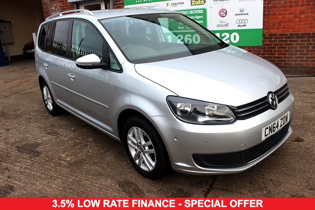 2014 64 VOLKSWAGEN TOURAN 1.6 SE TDI BLUEMOTION TECHNOLOGY 5d 103 BHP