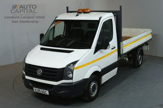 2015 15 VOLKSWAGEN CRAFTER 2.0 CR35 TDI 109 BHP MWB S/CAB RWD TIPPER