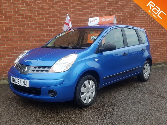 2008 08 Nissan Note 1.4 ** RAC PARTS & LABOUR WARRANTY **