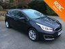 USED 2016 16 KIA CEED 1.6 CRDI 2 ISG 5d 134 BHP Still Under Kia Warranty, Alloy Wheels, Rear Parking Sensors, Bluetooth