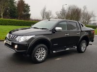 USED 2015 65 MITSUBISHI L200 2.4 DI-D 4X4 WARRIOR DCB 1d 178 BHP FULL LEATHER + SAT NAV ** NO VAT **