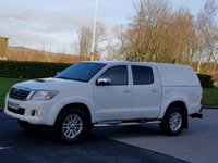 USED 2014 64 TOYOTA HI-LUX 3.0 INVINCIBLE 4X4 D-4D DCB 1d AUTO 169 BHP LEATHER+SAT NAV+R CAMERA+TOWBAR