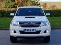 USED 2014 64 TOYOTA HI-LUX 3.0 INVINCIBLE 4X4 D-4D DCB 1d AUTO 169 BHP LEATHER+SAT NAV+R CAMERA+TOWBAR
