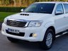 USED 2014 64 TOYOTA HI-LUX 3.0 INVINCIBLE 4X4 D-4D DCB 1d AUTO 169 BHP LEATHER+SAT NAV+R CAMERA+TOWBAR