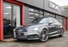 USED 2017 17 AUDI S3 2.0 S3 QUATTRO 4d AUTO 306 BHP VIRTUAL COCKPIT*PANORAMIC ROOF*FACELIFT MATRIX REAR LIGHTS*ALUMINIUM EXTERIOR PACK*WIRELESS SMARTPHONE CHARGING*CHROME PACKAGE*19 INCH ALLOYS*PRIVACY GLASS*TECHNOLOGY PACK ADVANCED ONLINE SERVICE AUDI PHONE BOX NAV SYSTEM HIGH*PARKING SYSTEM FRONT AND REAR SENSORS*BLACK INTERIOR PACK*THIS COLOUR IS TRULY AMAZING FINISHED IN IMMACULATE PEARL EFFECT DAYTONA GREY*REAR SPOILER*DYNAMIC STEERING*2 X KEYS*FULL SERVICE HISTORY WITH AUDI*MANUFACTURERS WARRANTY TILL 16/3/20**2 PREVIOUS OWNERS*
