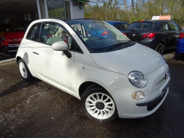 2013 63 Fiat 500 1.2 CONVERTIBLE LOUNGE 3d 69 BHP