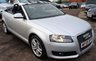 USED 2009 59 AUDI A3 1.6 TDI SPORT 2d 103 BHP WATER PUMP & DRIVE BELT DONE AT 44,865 MILES, 7 SERVICE STAMPS 2 KEYS SPORTS ALLOYS CONVERTIBLE ROOF WF