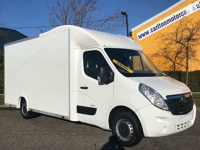 2013 63 Vauxhall Movano 2.3 F3500 L3H1 CDTI 125 LOW LOADER LUTON BOX VAN 