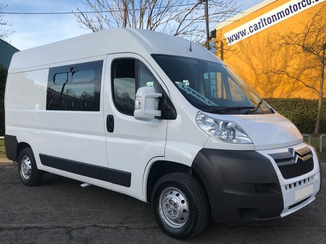 2014 64 Citroen Relay 2.2 35 L2H2 HDI 130 D/CAB-CREW CAB 6s WINDOW VAN RARE