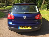 USED 2006 56 VOLKSWAGEN GOLF 1.6 MATCH FSI 5d 114 BHP DR OWNER FROM NEW+RETIRED OWNER//ONLY 59,600 MILE FULL VW SERVING  ''GREAT CONDITION FOR THE YEAR ///1 DOCTOR AND 1 RETIRED OWNERS FROM NEW''
