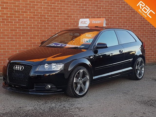 2007 57 Audi A3 2.0 TDI QUATTRO  S LINE 3d 168 BHP FULL BLACK LEATHER