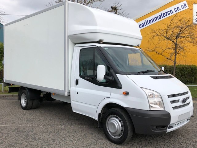 2014 14 Ford Transit 2.2 T350L LUTON BOX VAN+ T/LIFT DRW TDCi 125 