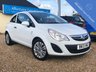 USED 2013 13 VAUXHALL CORSA 1.0 S ECOFLEX 3d 64 BHP Economical White corsa with Low Road Tax