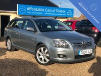 USED 2008 08 TOYOTA AVENSIS 2.0 T4 VVT-I 5d AUTO 145 BHP 1 Owner FSH Automatic Petrol Estate