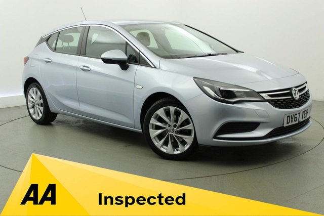 2017 67 VAUXHALL ASTRA 1.4 DESIGN 5d 123 BHP
