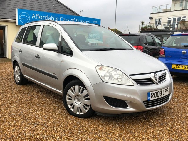 2008 08 Vauxhall Zafira 1.6 LIFE 16V 5d 105 BHP