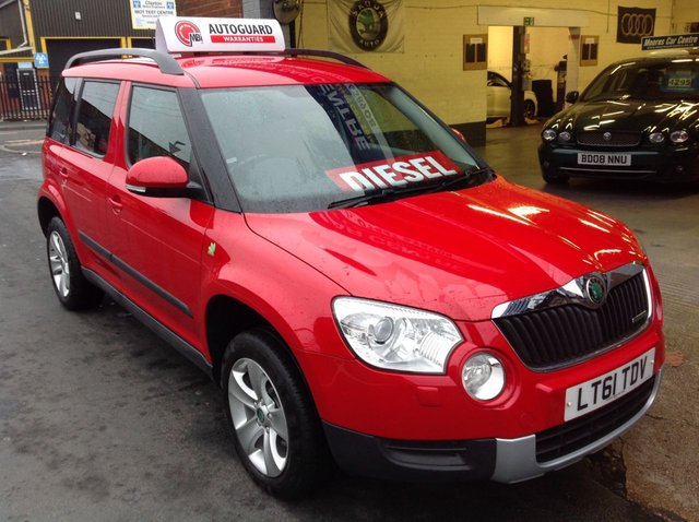 2011 61 Skoda Yeti 1.6 TDI ELEGANCE GREENLINE II 