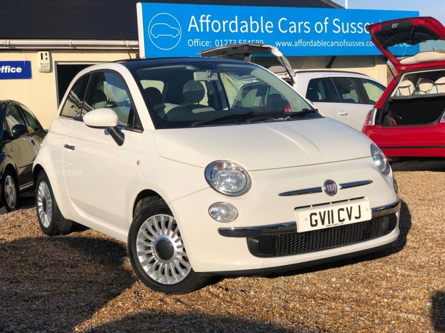 2011 11 Fiat 500 1.2 LOUNGE 3d 69 BHP