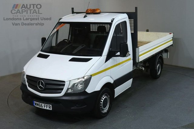 2016 66 MERCEDES-BENZ SPRINTER 2.1 313 CDI MWB 129 BHP 3 SEATER S/CAB TIPPER