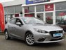 USED 2015 64 MAZDA 3 2.2 D SE NAV 5d 148 BHP STUNNING &pound;20 ROAD TAX, 2015, MAZDA 3 SE 2.0 D NAV. Finished in ALUMINIUM SILVER metalic with contrasting GREY cloth interior. This Mazda comes packed with loads of features as standard. Its sporty looking and together with its &pound;20 a year road tax and over 55 MPG its well worth a look. Features include Bluetooth, Power Folding Mirrors and 2 keys. Dealer Serviced at 13467 miles, 26335 miles, 35377 miles, 48171 miles and on arrival by EMC. 12 Months MOT.
