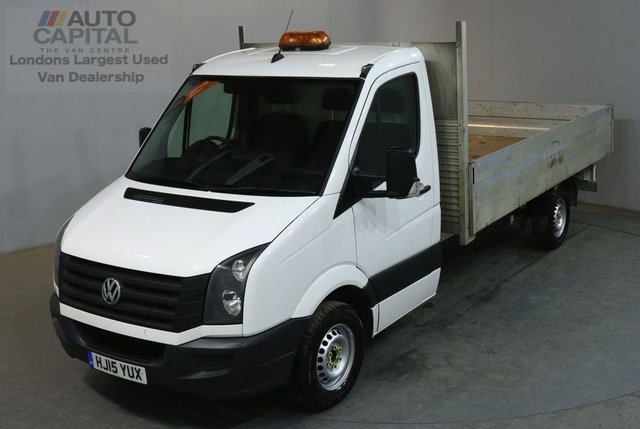 2015 15 VOLKSWAGEN CRAFTER 2.0 CR35 TDI 109 BHP LWB DROPSIDE LORRY
