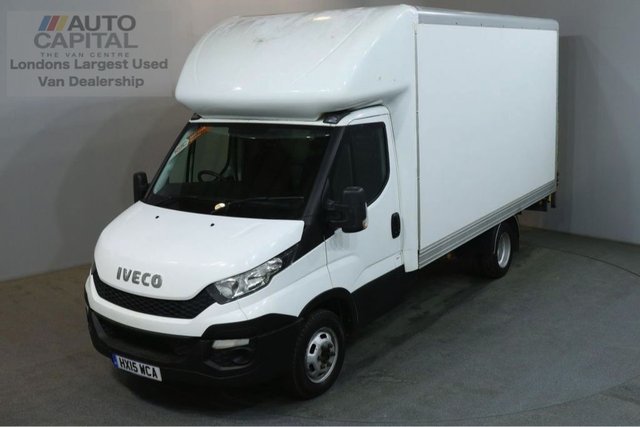 2015 15 IVECO DAILY 2.3 35C13 126 BHP LWB RWD TWIN WHEEL LUTON WITH TAIL LIFT