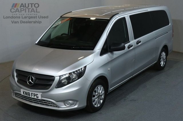 2018 18 MERCEDES-BENZ VITO 2.1 114 BLUETEC TOURER SELECT 136 BHP EXTRA LWB EURO 6 AIR CON 9 SEATER