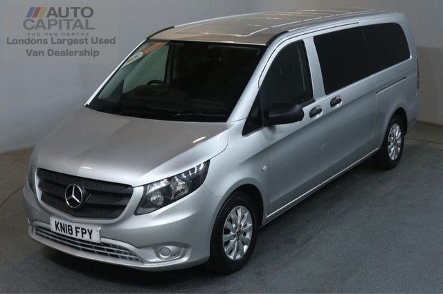 2018 18 MERCEDES-BENZ VITO 2.1 114 BLUETEC TOURER SELECT 136 BHP EXTRA LWB EURO 6 AIR CON 9 SEATER