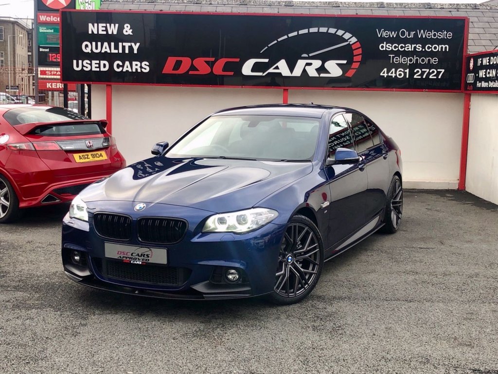 USED 2015 15 BMW 5 SERIES 2.0 520D M SPORT 4d AUTO 188 BHP STUNNING LOW MILEAGE EXAMPLE