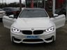 USED 2015 15 BMW M4 3.0 M4 2d AUTO 426 BHP STUNNING 430 BHP, BMW M4 3.0 COUPE 430 BHP. Finished in ALPINE WHITE with contrasting BLACK SPORTS HEATED LEATHER. This M4 offers great interior and boot space. The twin turbo, 3.0 litre engine punches out a huge 430 BHP firing it from 0-60 mph in only 4.1 seconds. This is a must have fun family car. Features include, Sat Nav, Heated Leather Electric Memory Seats, DAB, B/Tooth and much more.