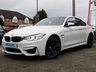 USED 2015 15 BMW M4 3.0 M4 2d AUTO 426 BHP STUNNING 430 BHP, BMW M4 3.0 COUPE 430 BHP. Finished in ALPINE WHITE with contrasting BLACK SPORTS HEATED LEATHER. This M4 offers great interior and boot space. The twin turbo, 3.0 litre engine punches out a huge 430 BHP firing it from 0-60 mph in only 4.1 seconds. This is a must have fun family car. Features include, Sat Nav, Heated Leather Electric Memory Seats, DAB, B/Tooth and much more.