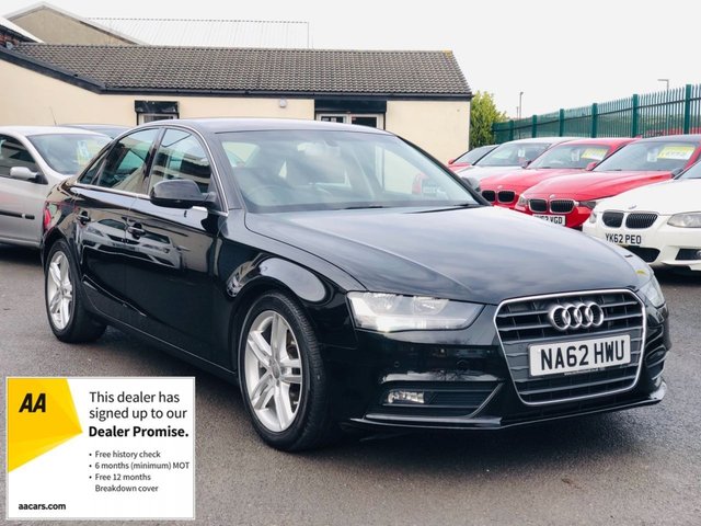 2012 62 Audi A4 2.0 TDI SE TECHNIK 4d 134 BHP