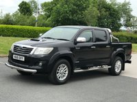 USED 2011 61 TOYOTA HI-LUX 3.0 INVINCIBLE 4X4 D-4D DCB 1d AUTO 169 BHP 2 KEYS + BULL BARS ** NO VAT **