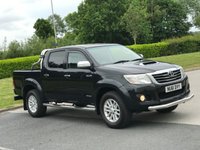 USED 2011 61 TOYOTA HI-LUX 3.0 INVINCIBLE 4X4 D-4D DCB 1d AUTO 169 BHP 2 KEYS + BULL BARS ** NO VAT **