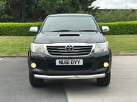 USED 2011 61 TOYOTA HI-LUX 3.0 INVINCIBLE 4X4 D-4D DCB 1d AUTO 169 BHP 2 KEYS + BULL BARS ** NO VAT **