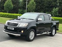 USED 2011 61 TOYOTA HI-LUX 3.0 INVINCIBLE 4X4 D-4D DCB 1d AUTO 169 BHP 2 KEYS + BULL BARS ** NO VAT **