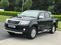 USED 2011 61 TOYOTA HI-LUX 3.0 INVINCIBLE 4X4 D-4D DCB 1d AUTO 169 BHP 2 KEYS + BULL BARS ** NO VAT **