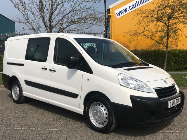 2014 14 Peugeot Expert 2.0 HDI 1200 L2 H1 LWB CREW CAB 6 Seat A/C