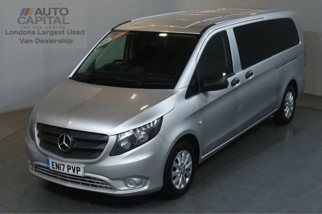 2017 17 MERCEDES-BENZ VITO 2.1 114 BLUETEC TOURER SELECT 136 BHP EXTRA LWB EURO 6 AIR CON 9 SEATER