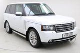USED 2012 12 LAND ROVER RANGE ROVER 4.4 TDV8 WESTMINSTER 5d AUTO 313 BHP Finished in stunning Fuji White with Black Full Leather, 20" Alloy Wheels and Full Land Rover Service History. Sat Nav, Rear Camera, Bluetooth, DAB Radio, Harmon/Kardon Sound System, Electric/Memory/Heated Seats, Cruise, Electric Sunroof, Multi Function Wheel