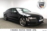 USED 2015 15 AUDI A7 3.0 SPORTBACK TDI QUATTRO S LINE BLACK ED 5DR AUTO 215 BHP SAT NAV HEATED SEATS FULL SERVICE HISTORY + HEATED LEATHER SEATS + SATELLITE NAVIGATION + BLUETOOTH + CRUISE CONTROL + PARKING SENSORS + PRIVACY GLASS + 4 ZONE CLIMATE CONTROL + MULTI FUNCTION WHEEL + ELECTRIC WINDOWS + ELECTRIC MIRRORS + 21 INCH ALLOY WHEELS