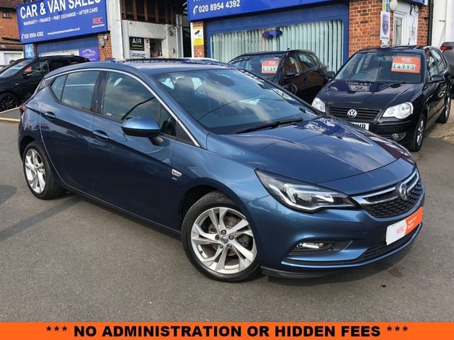 2016 65 Vauxhall Astra 1.4 SRI 5d 99 BHP