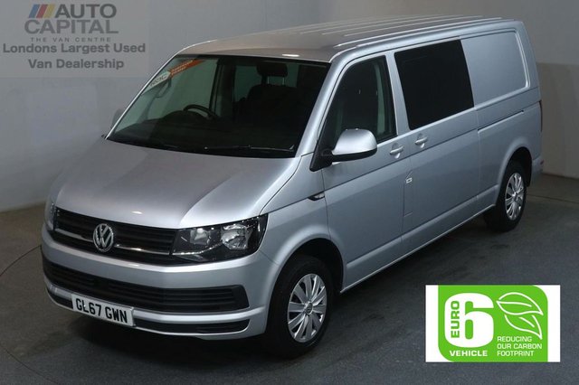 2017 67 VOLKSWAGEN TRANSPORTER 2.0 T32 TDI TRENDLINE 148 BHP EURO 6 AIR CON LWB COMBI VAN