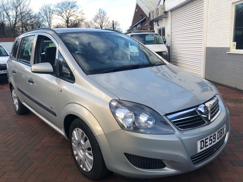 View our VAUXHALL ZAFIRA