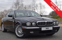USED 2006 56 JAGUAR XJ 3.0 V6 4d 240 BHP 11 SERVICES! 10 FROM JAGUAR! SAT NAV! BLACK LEATHER!
