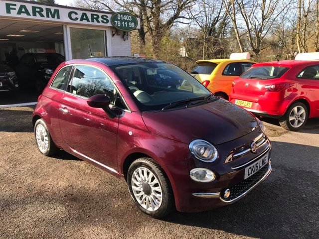 2016 16 Fiat 500 1.2 LOUNGE 3d 69 BHP