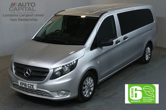 2018 18 MERCEDES-BENZ VITO 2.1 114 BLUETEC TOURER SELECT 136 BHP EXTRA LWB EURO 6 AIR CON 9 SEATER