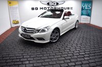 USED 2010 60 MERCEDES-BENZ E-CLASS 3.0 E350 CDI BlueEFFICIENCY Sport Cabriolet 2dr Red Leather, Heated Seats, FSH
