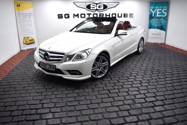 2010 60 Mercedes-Benz E-Class 3.0 E350 CDI BlueEFFICIENCY Sport Cabriolet 2dr