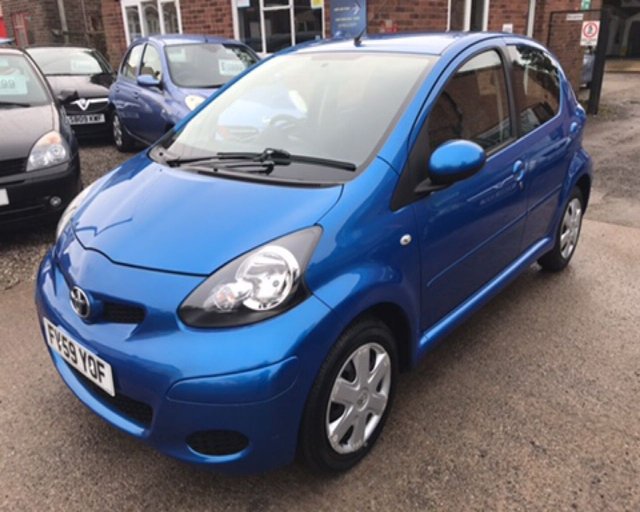 2010 59 Toyota Aygo 1.0 BLUE VVT-I 5d 67 BHP